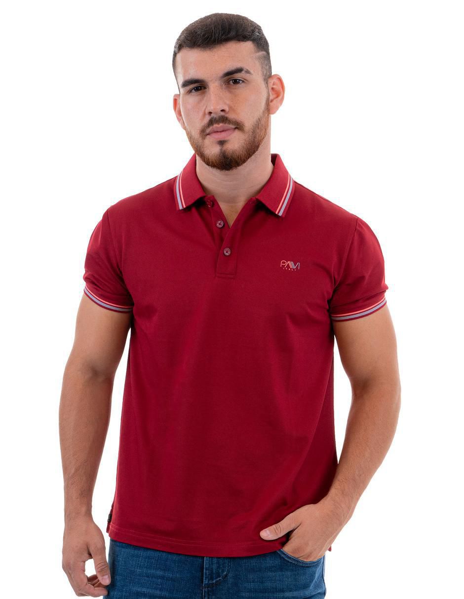 Playera tipo polo Pavi Italy para hombre