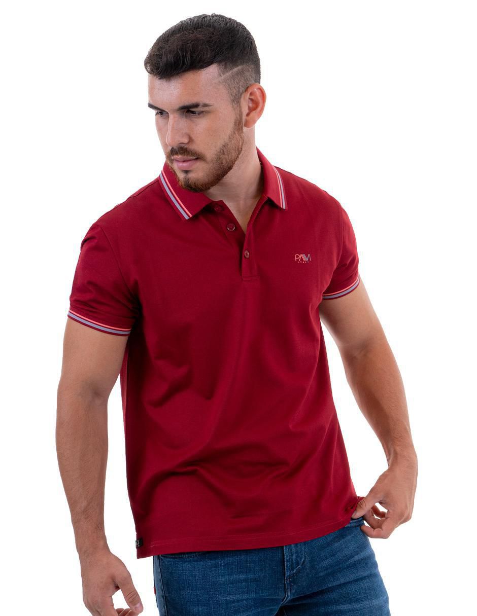 Playera tipo polo Pavi Italy para hombre