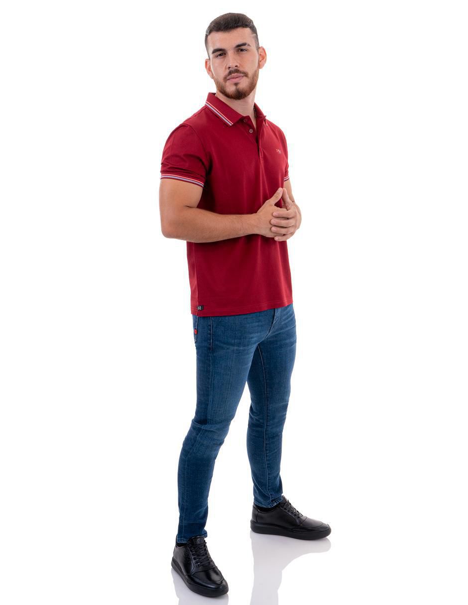 Playera tipo polo Pavi Italy para hombre