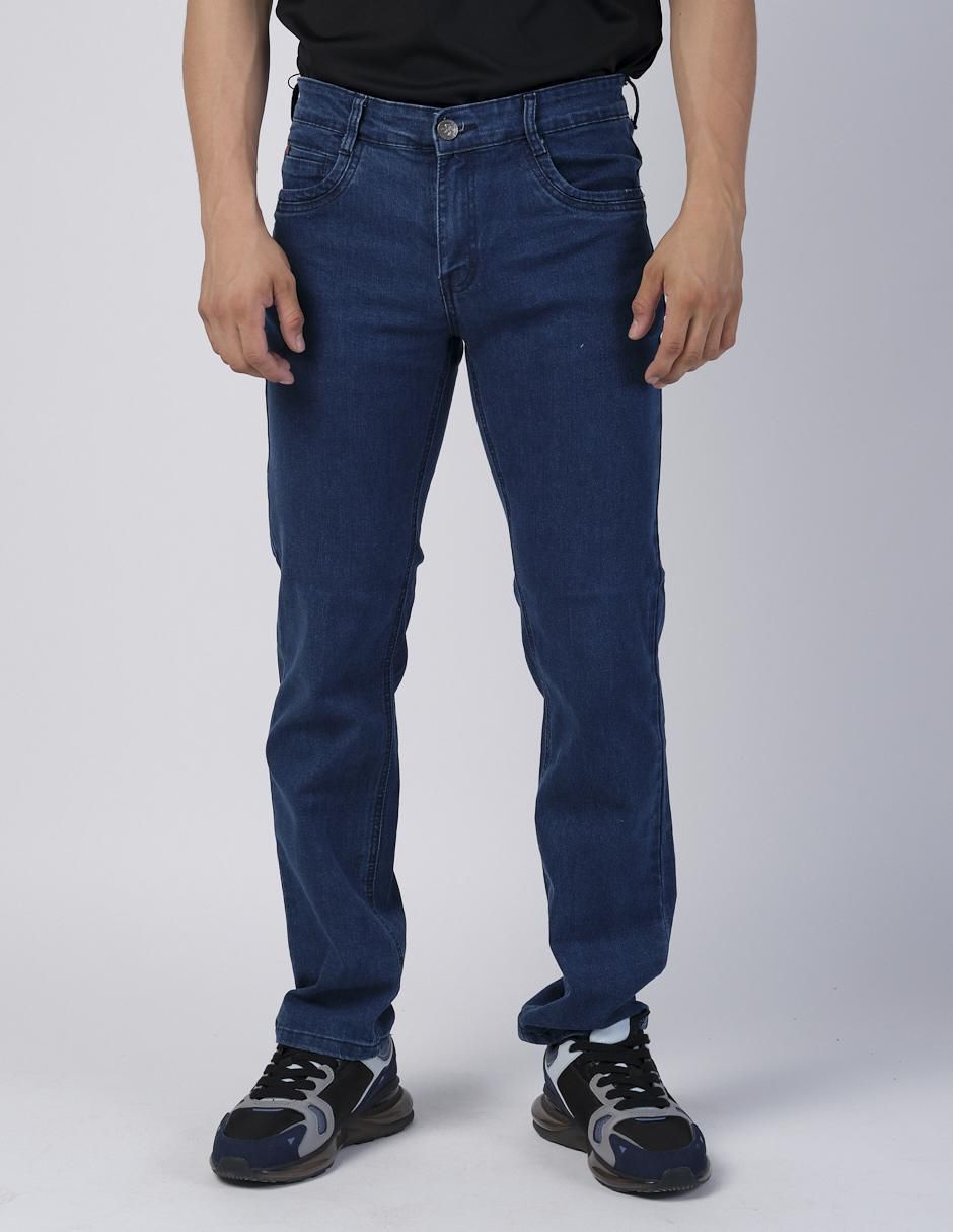 Jeans slim Moderno lavado obscuro para hombre