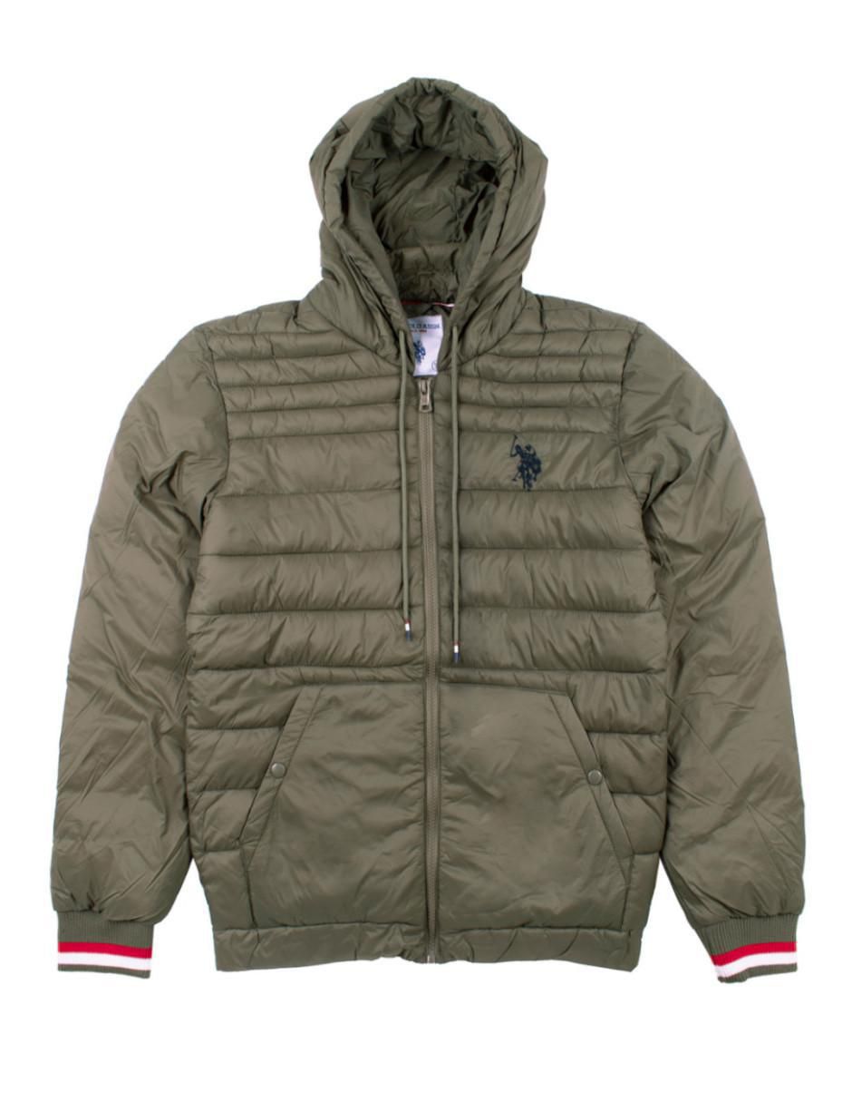 Chamarra casual con capucha para hombre 2