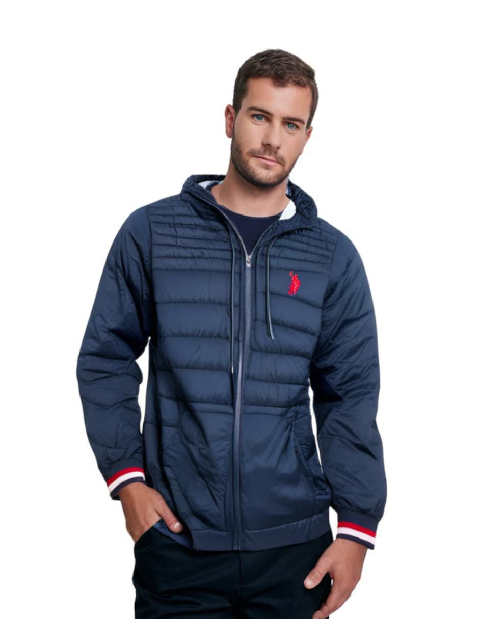 Chamarra casual con capucha para hombre Chamarra casual con capucha para hombre