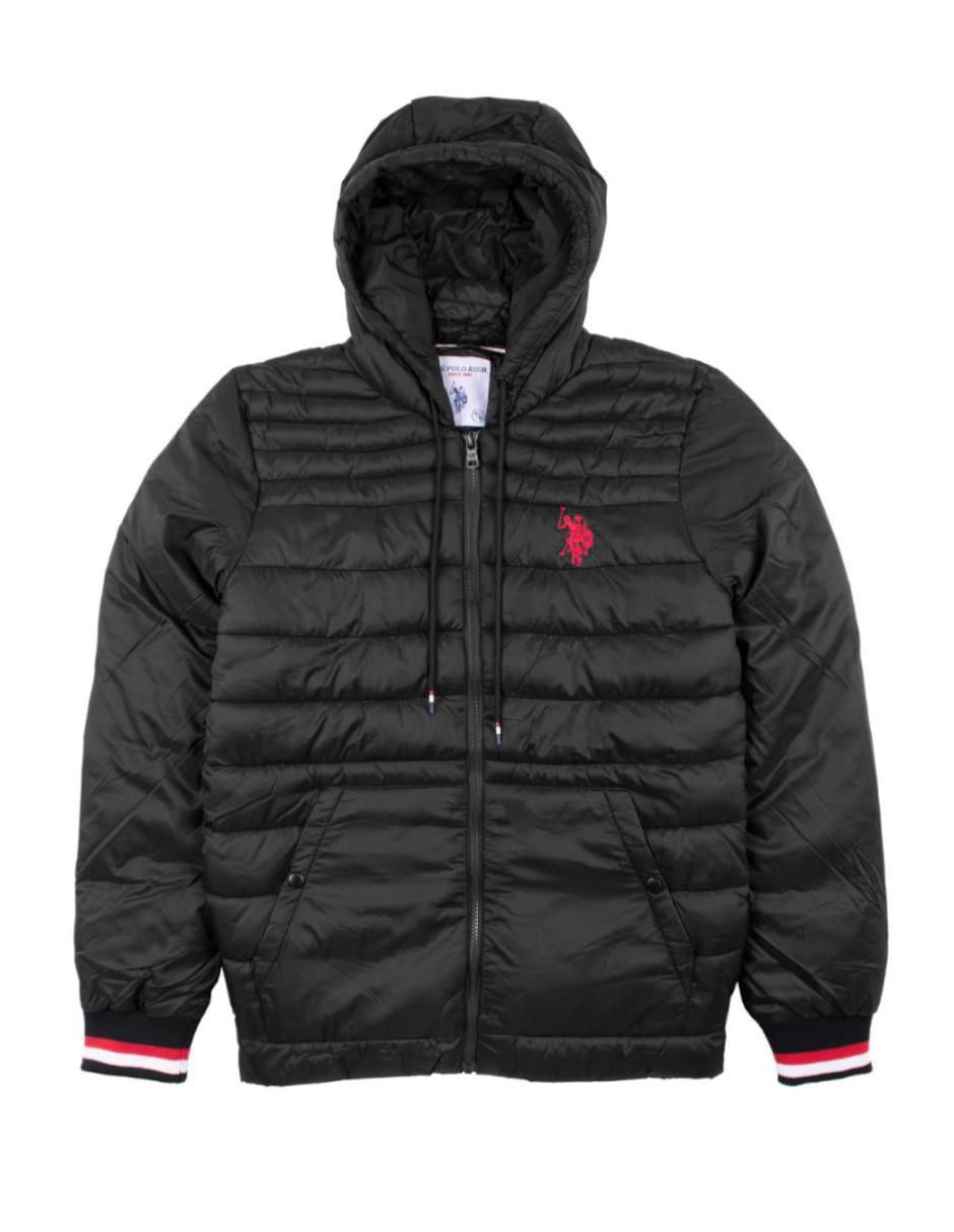 Chamarra casual con capucha para hombre 2