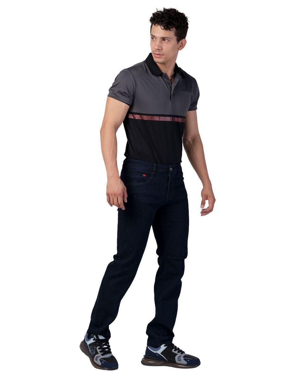 Jeans slim Moderno lavado obscuro para hombre