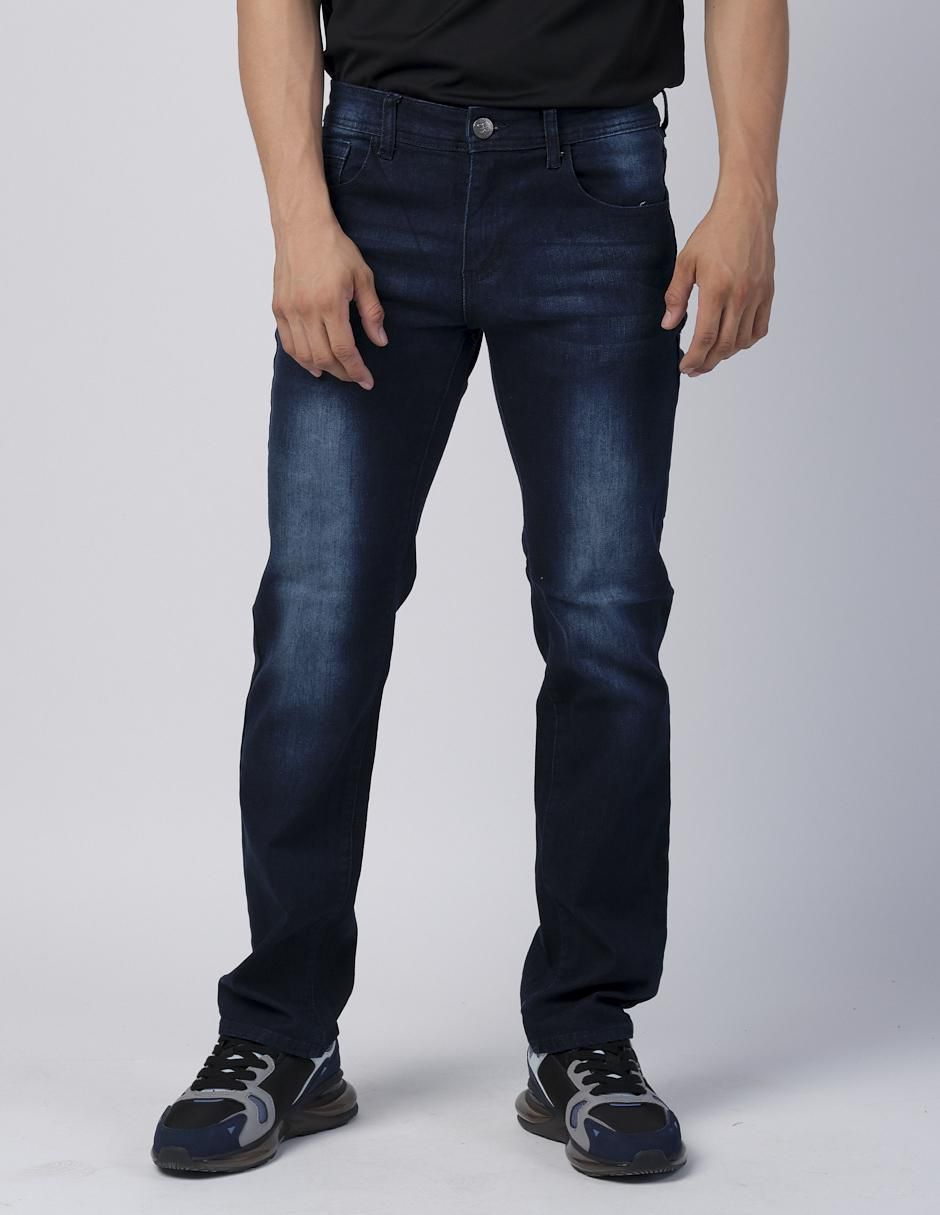 Jeans slim Moderno lavado obscuro para hombre