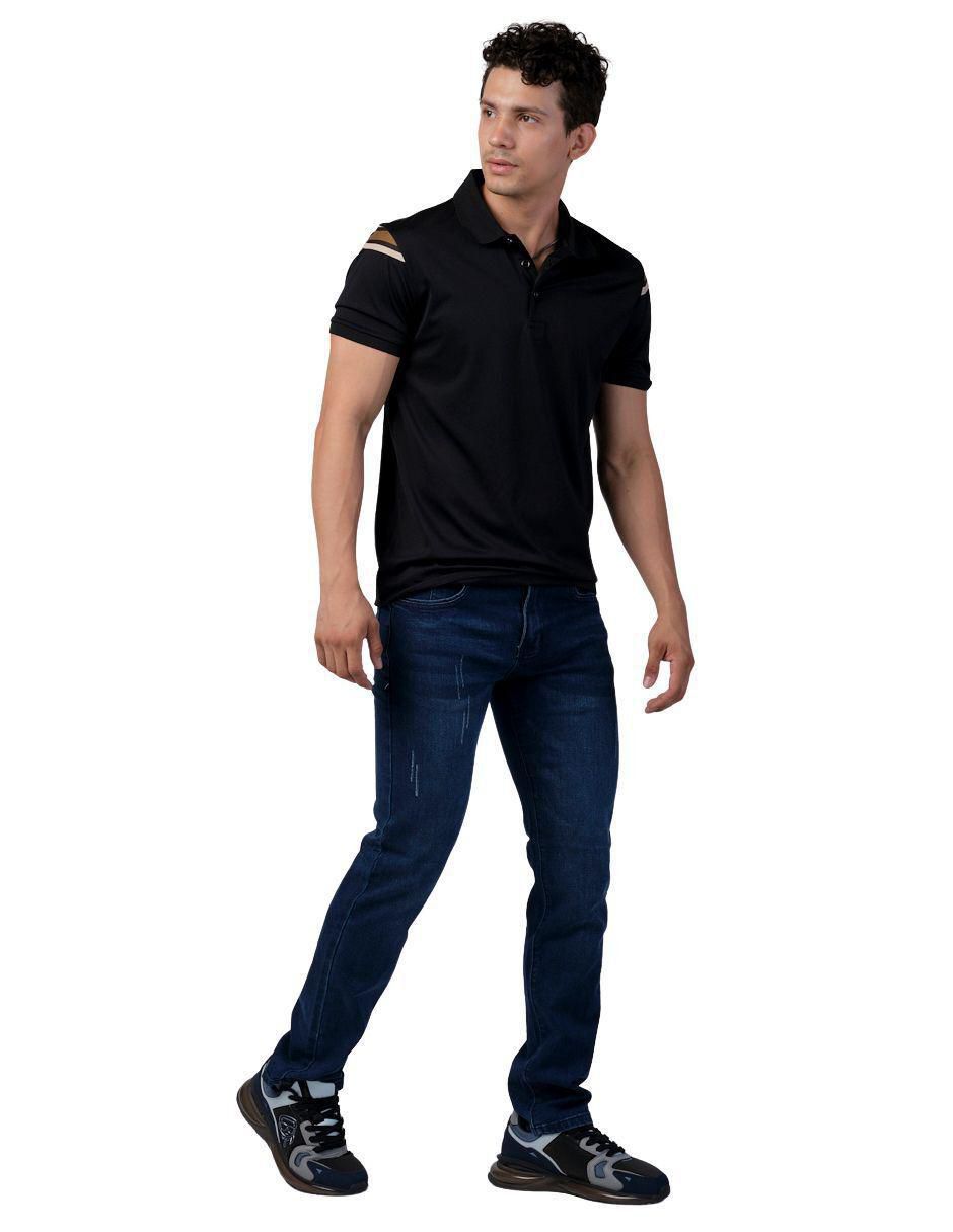 Jeans slim Moderno lavado obscuro para hombre