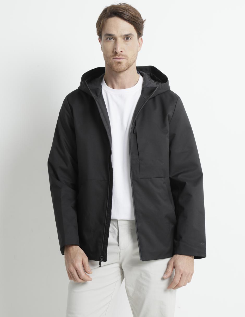 Chamarra casual con capucha para hombre Chamarra casual con capucha para hombre