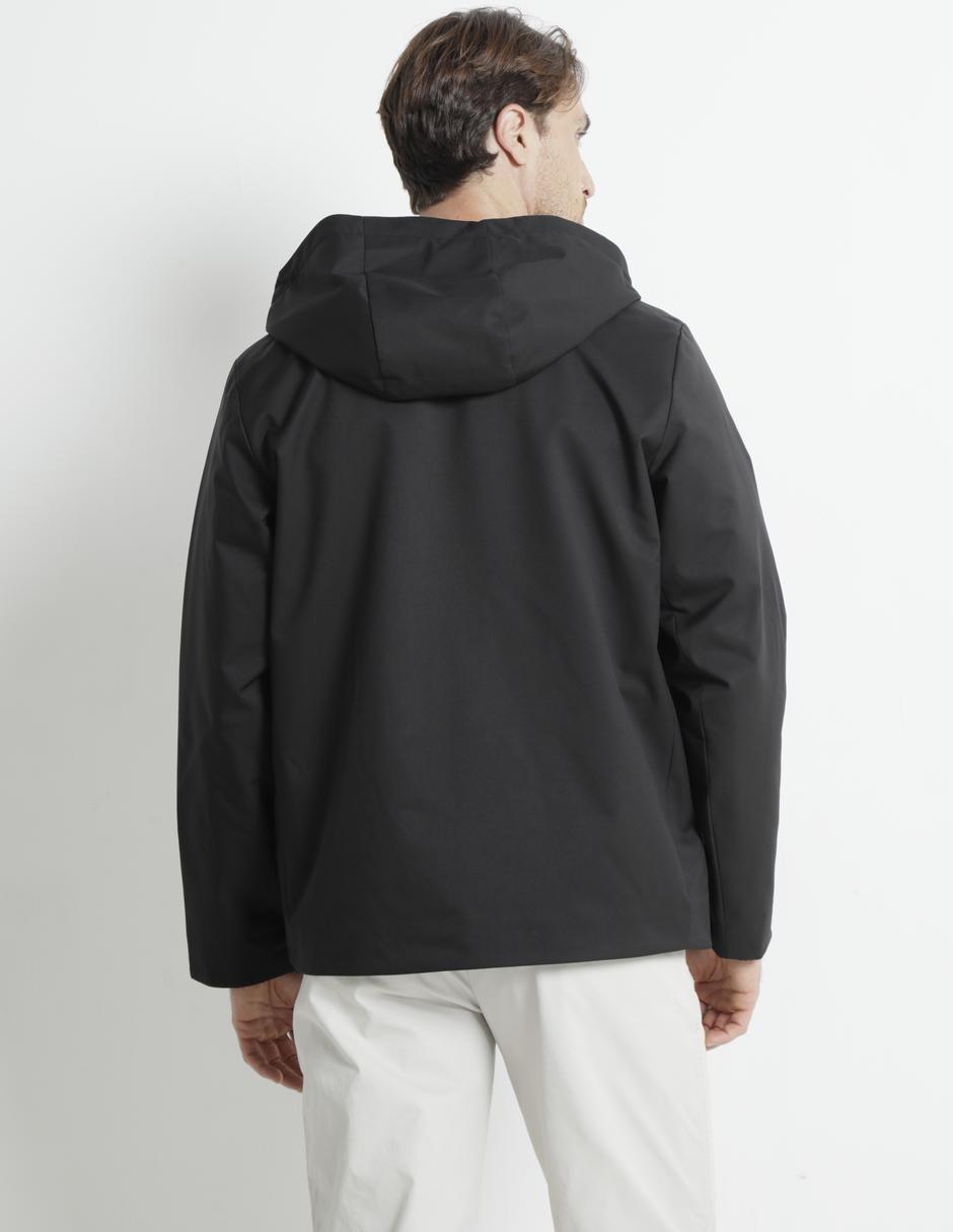 Chamarra casual con capucha para hombre 2