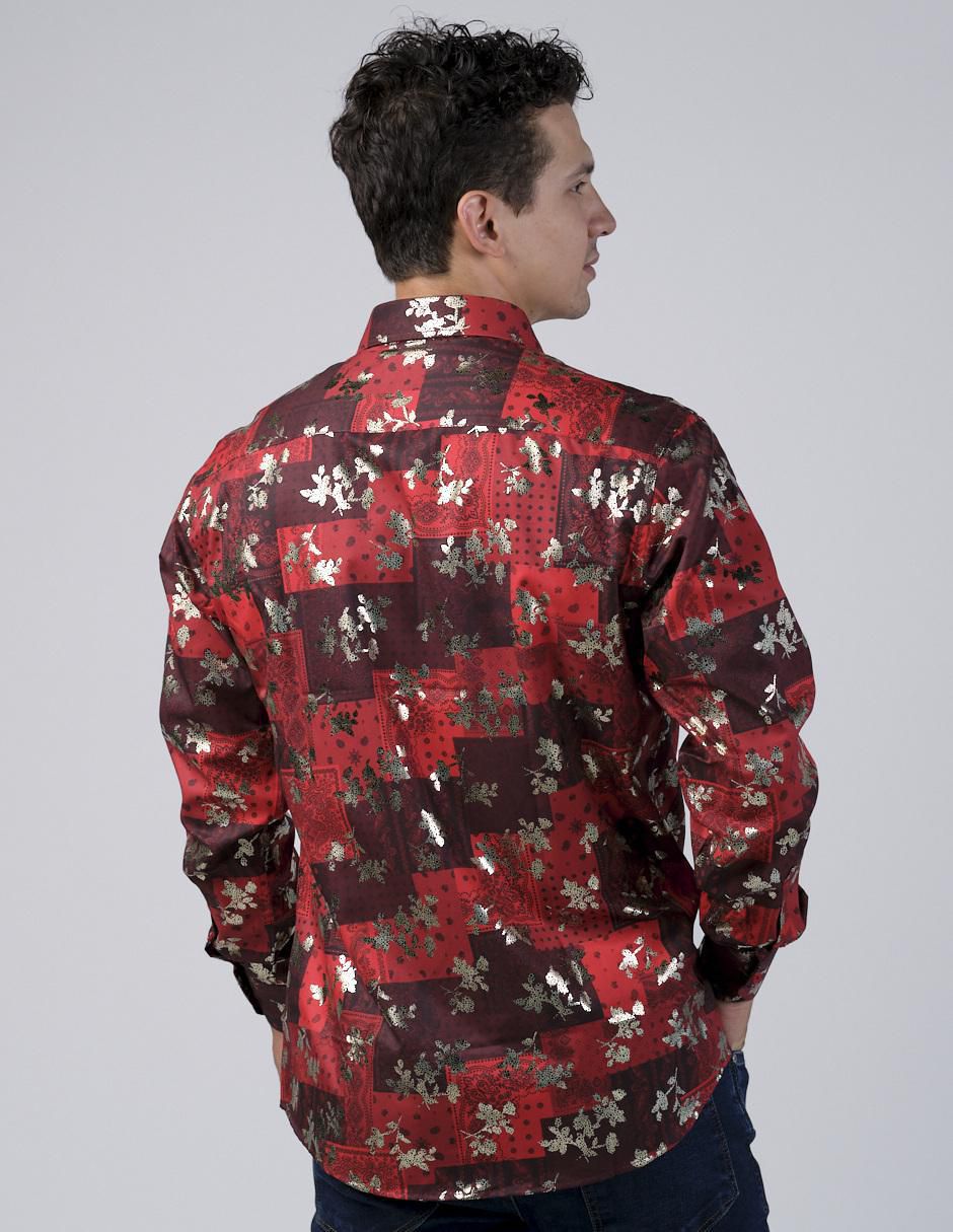 Camisa casual manga larga para hombre 2