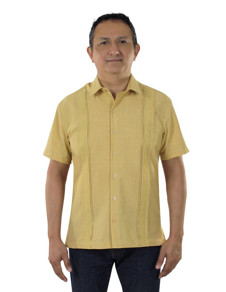 Guayabera manga corta para hombre