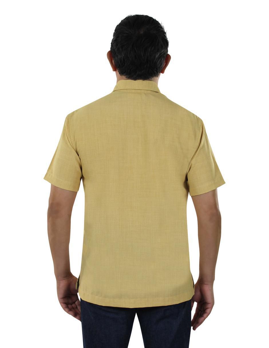 Guayabera manga corta para hombre