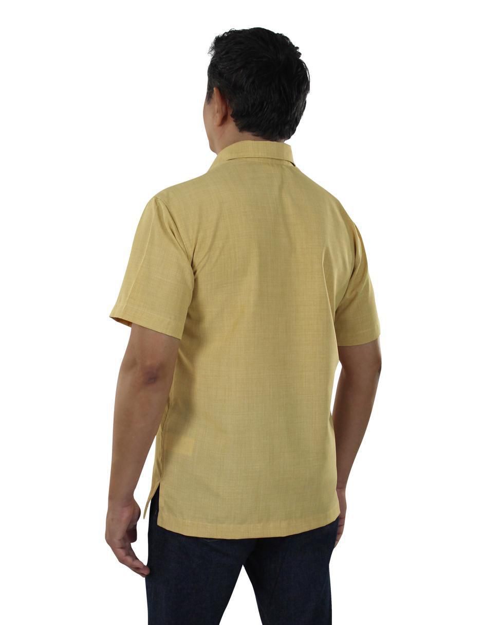 Guayabera manga corta para hombre