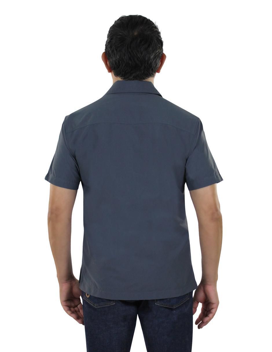 Camisa casual manga corta para hombre