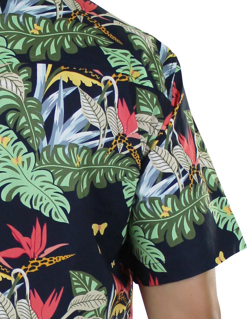 Camisa playa de algodón manga corta para hombre 6
