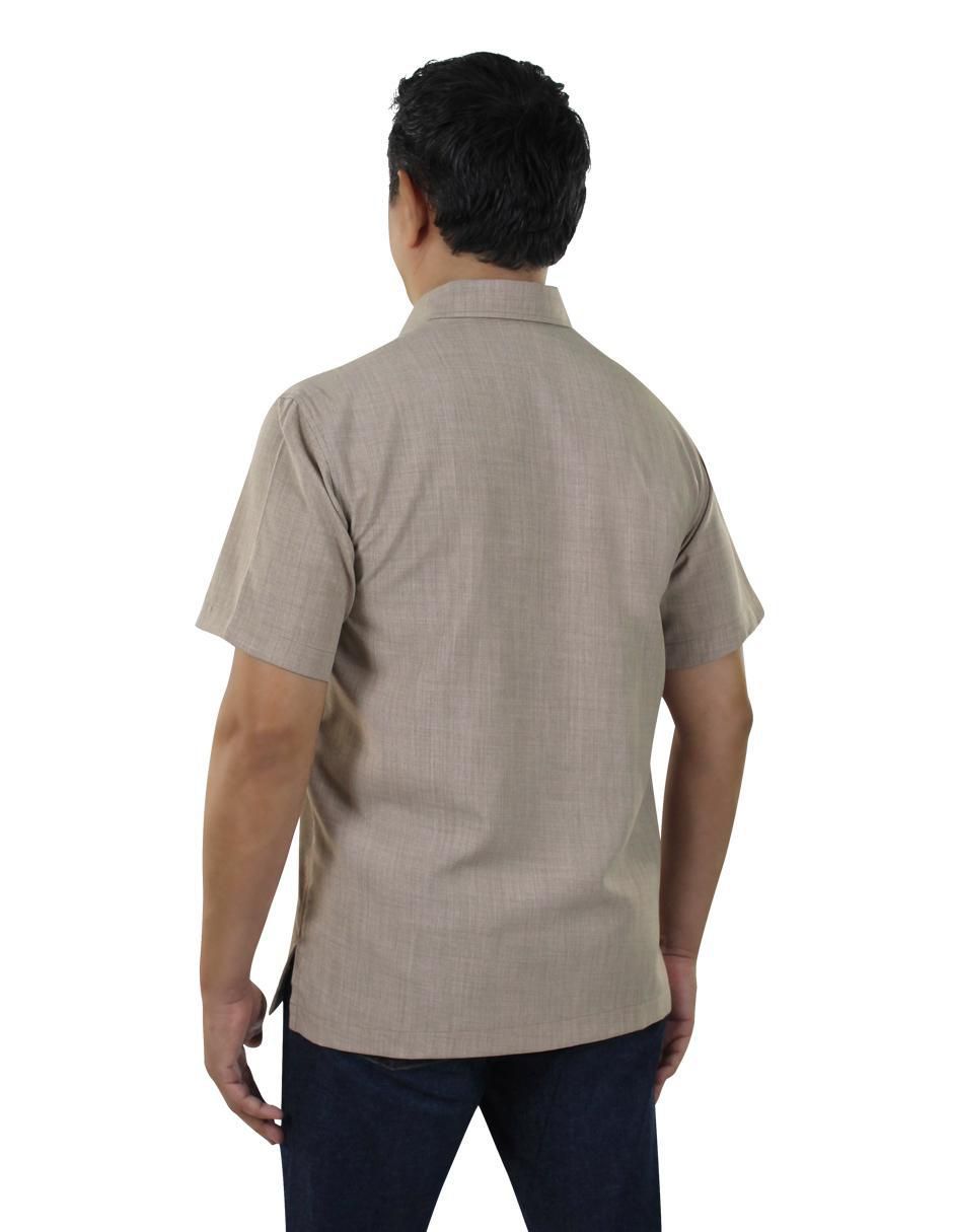 Guayabera manga corta para hombre