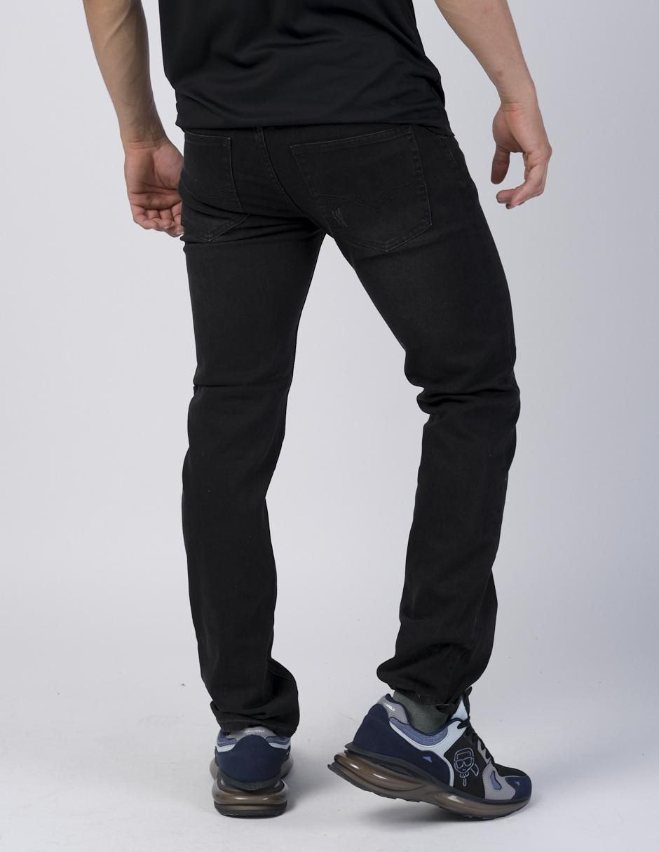 Jeans slim Moderno lavado obscuro para hombre