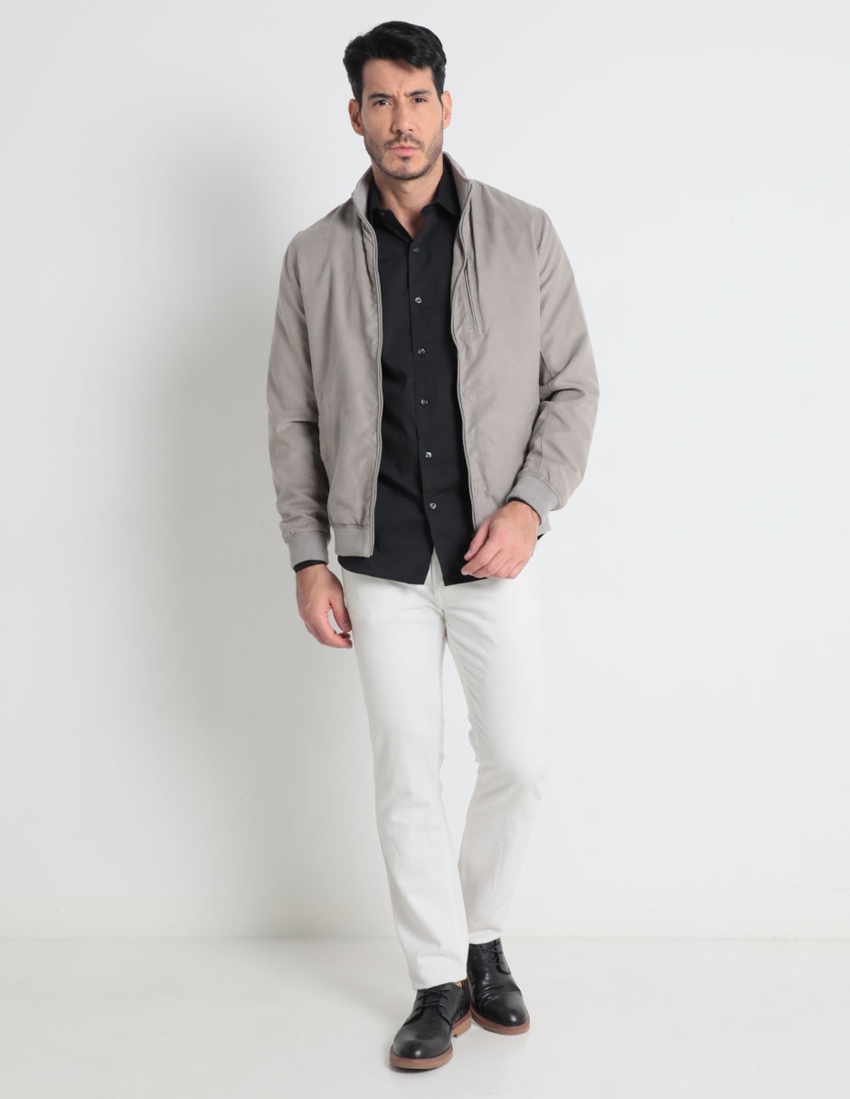 Camisa casual de algodón manga larga para hombre 3