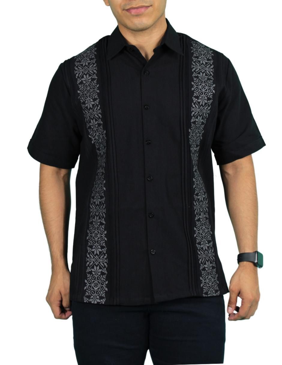 Guayabera manga corta para hombre