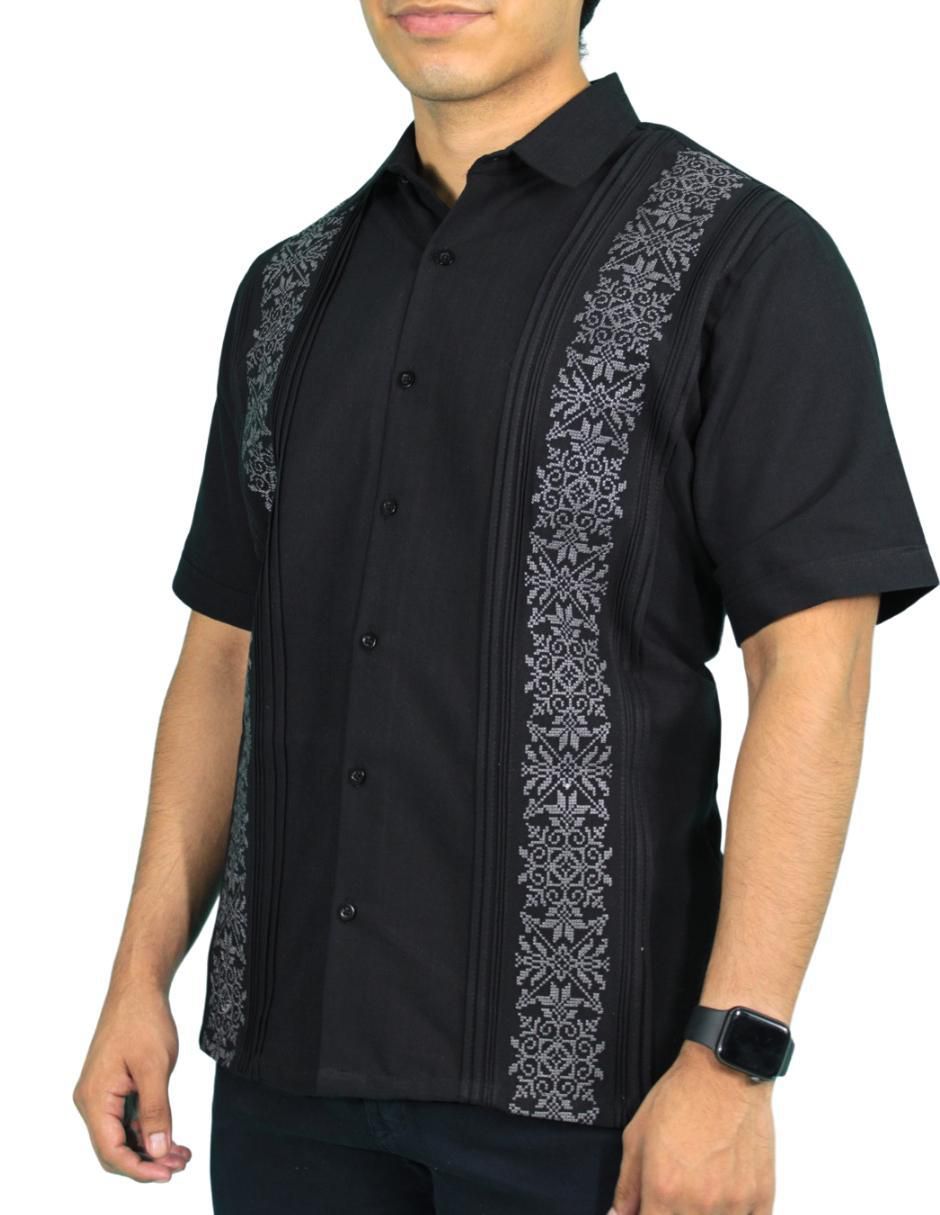 Guayabera manga corta para hombre