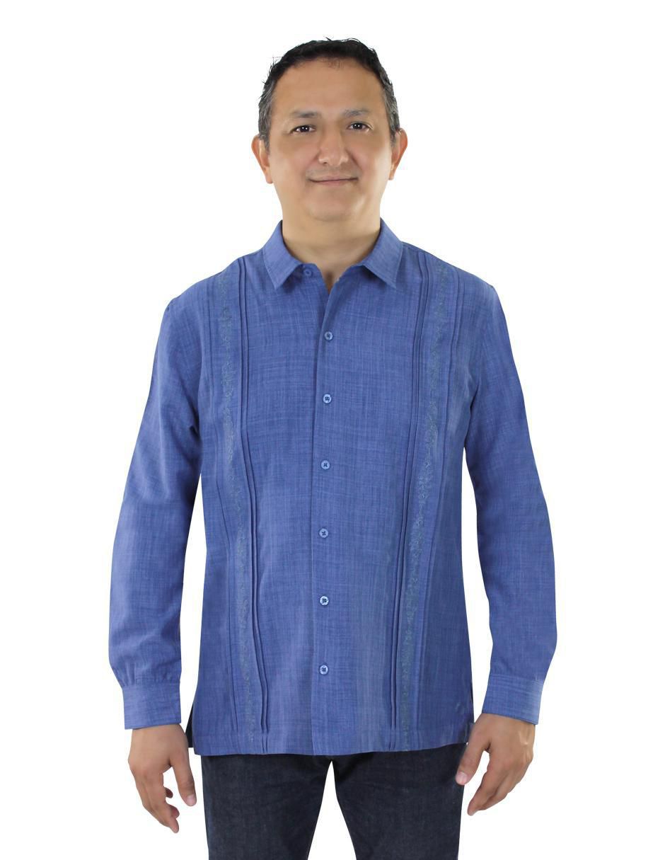 Guayabera manga larga para hombre Guayabera manga larga para hombre