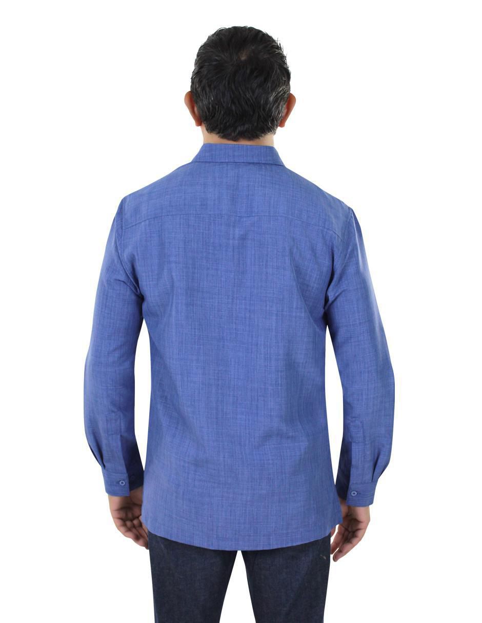 Guayabera manga larga para hombre
