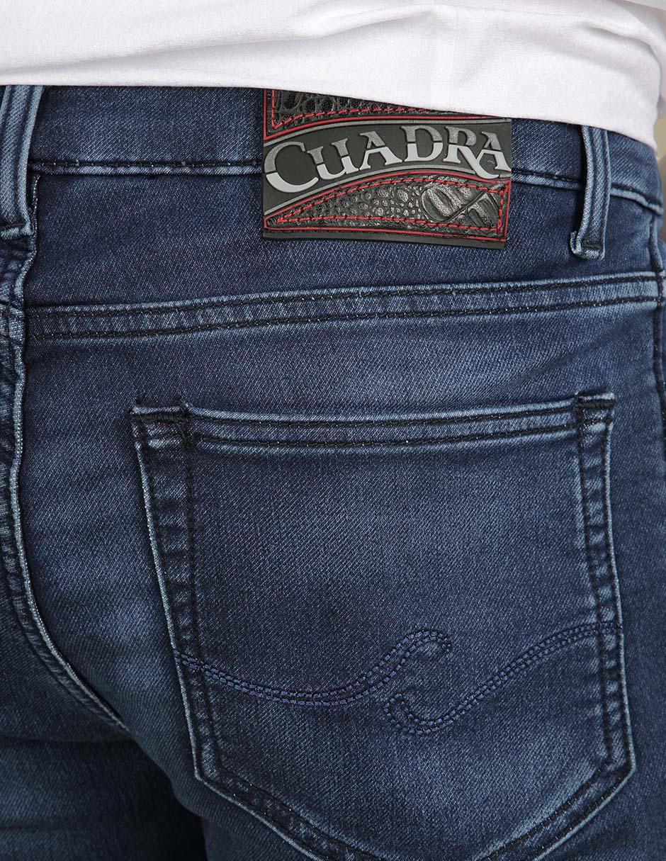 Jeans slim lavado claro para hombre 8
