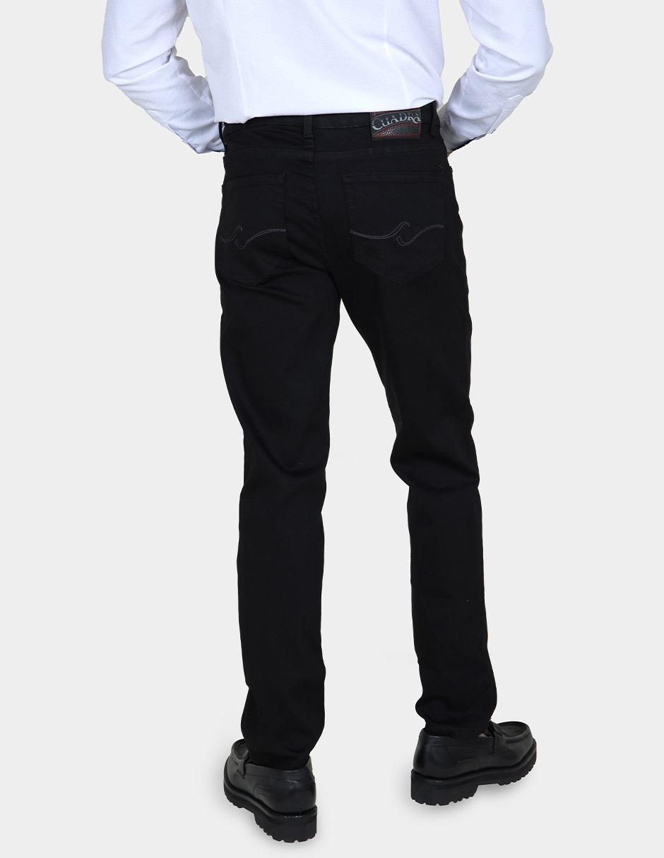 Jeans slim lavado obscuro para hombre 6