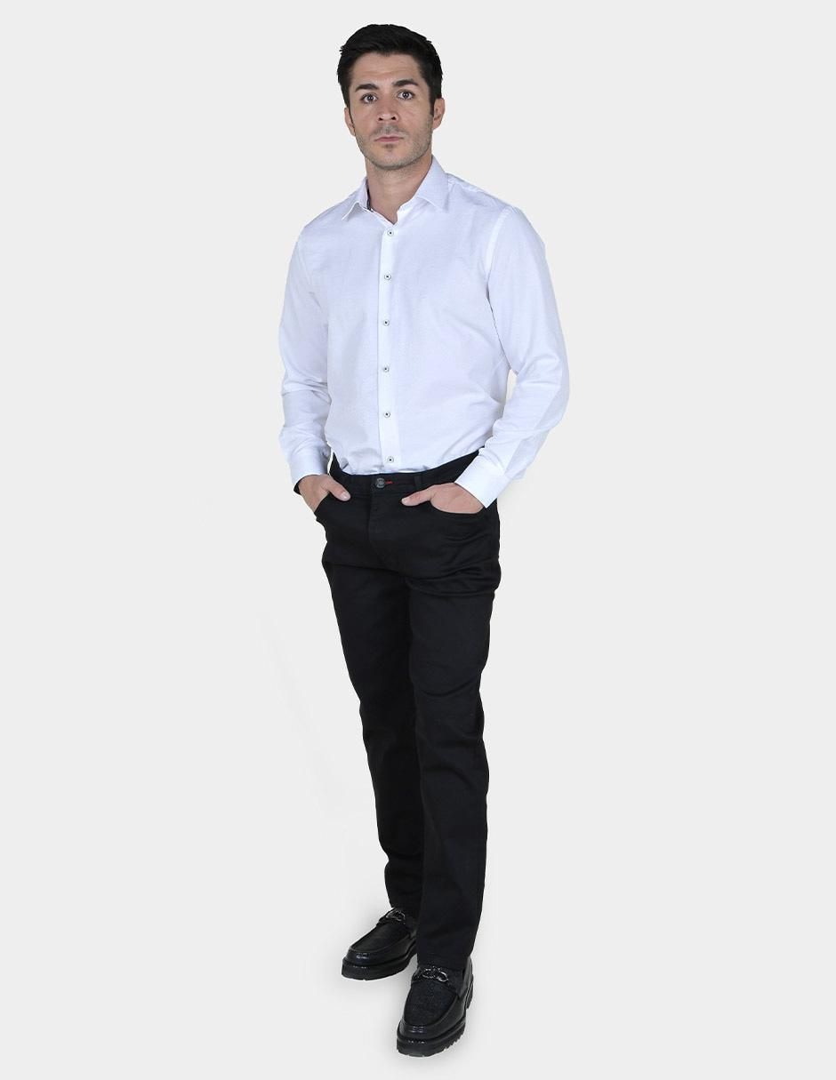 Jeans slim lavado obscuro para hombre 7