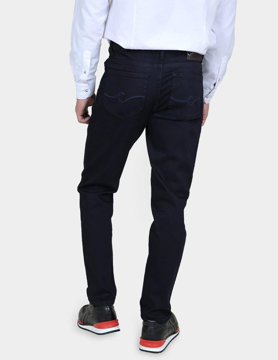Jeans slim Cuadra lavado obscuro para hombre