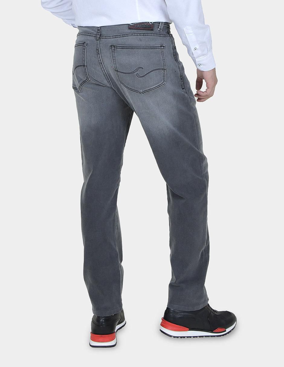 Jeans slim lavado claro para hombre 5