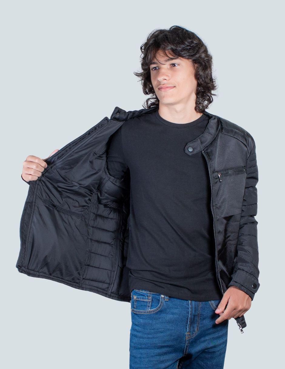 Chamarra casual impermeable para hombre