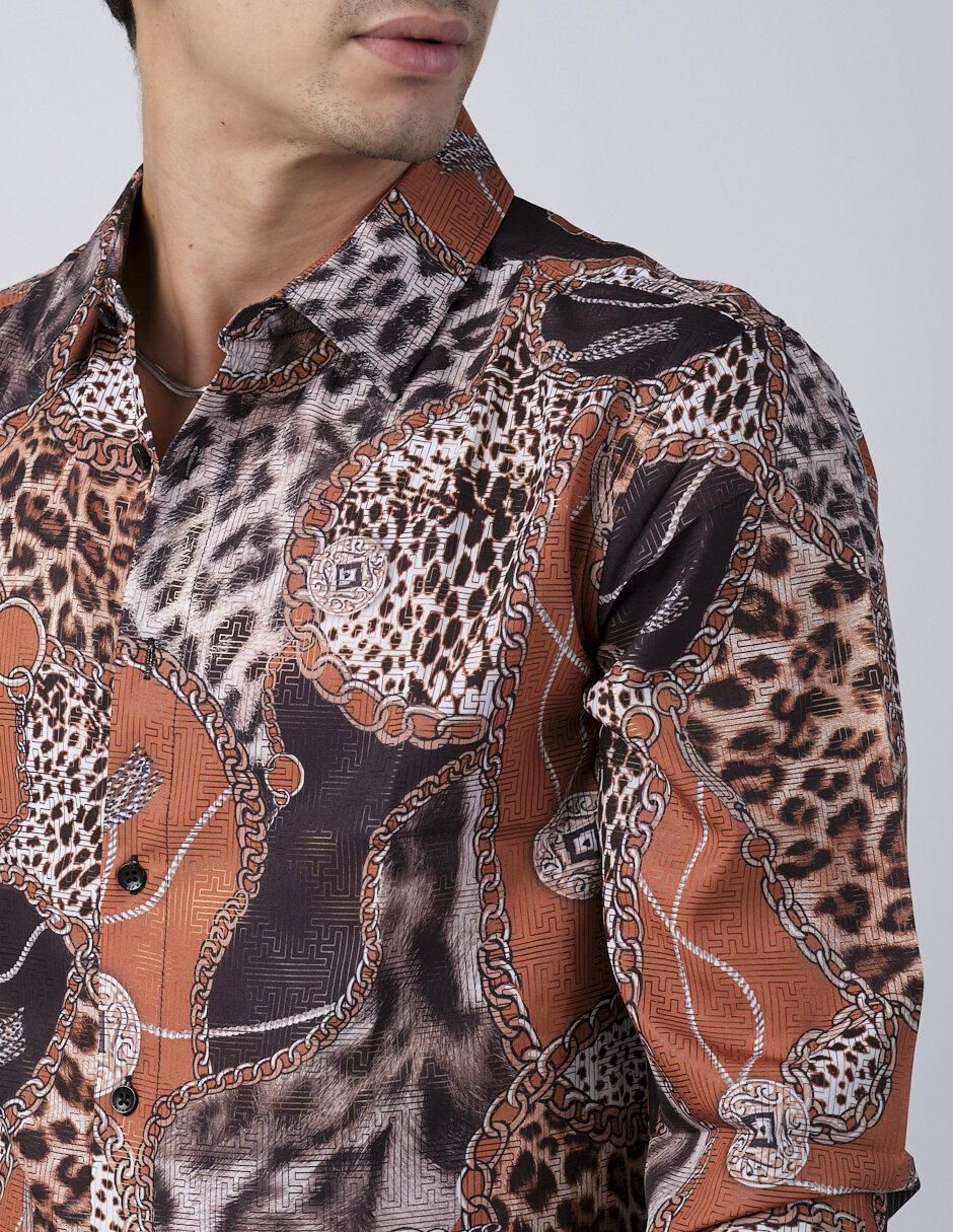 Camisa casual manga larga para hombre 2