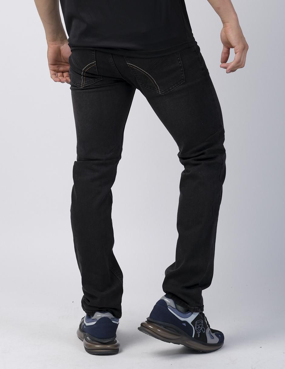 Jeans slim Moderno lavado obscuro para hombre
