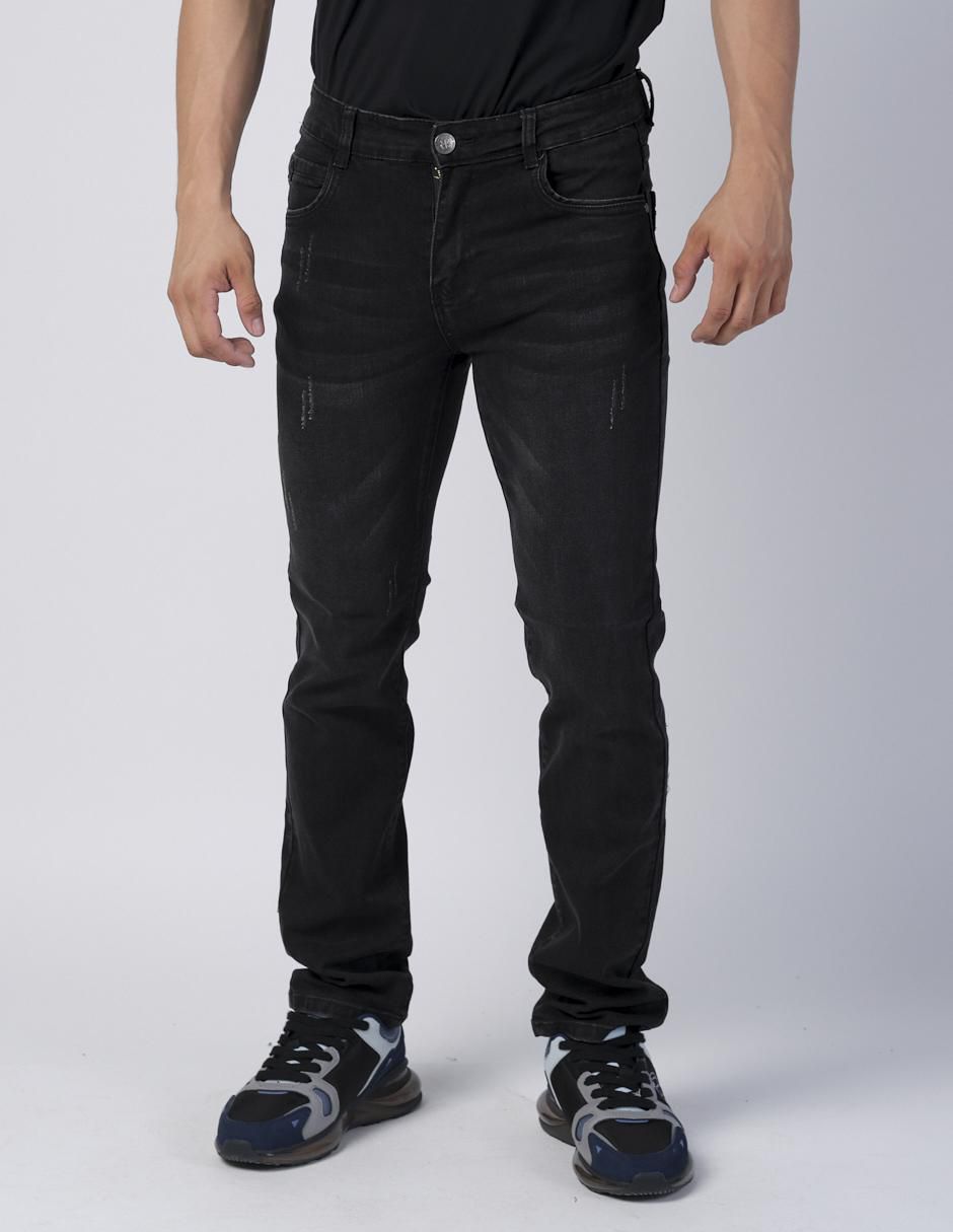 Jeans slim Moderno lavado obscuro para hombre