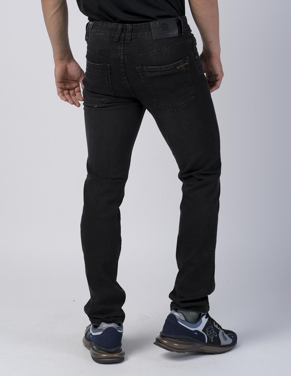 Jeans slim Moderno lavado obscuro para hombre