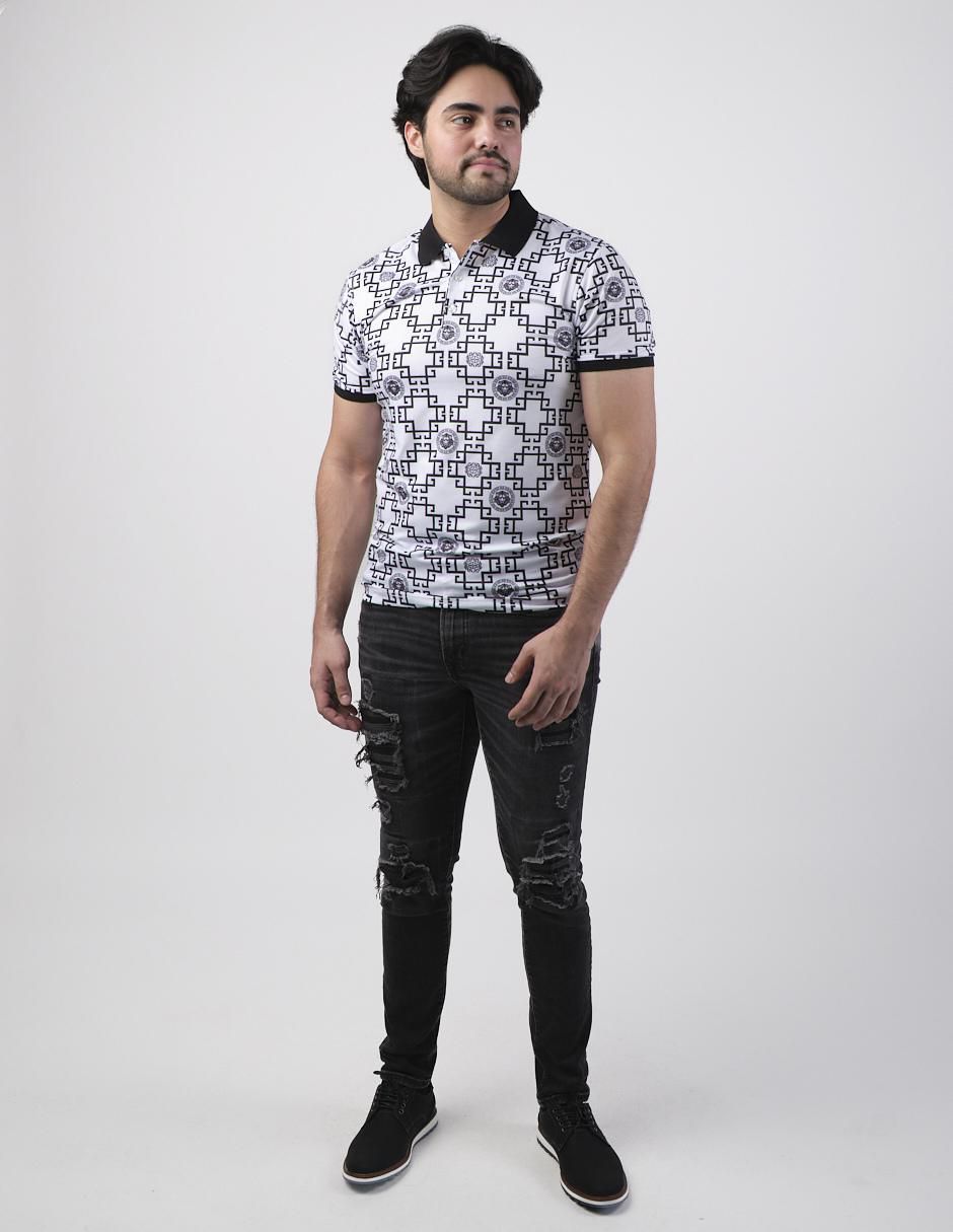 Playera tipo polo Pavini para hombre