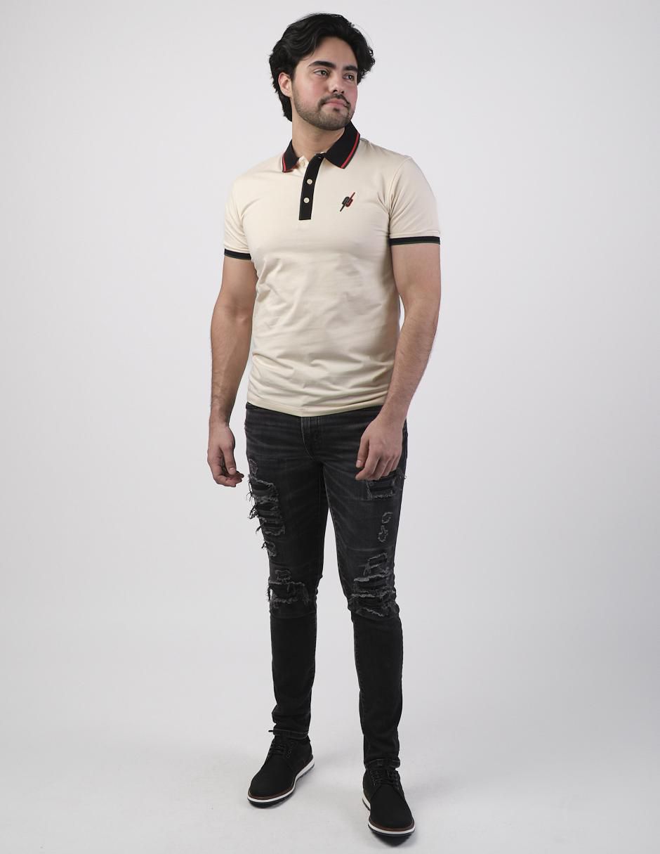 Playera tipo polo para hombre