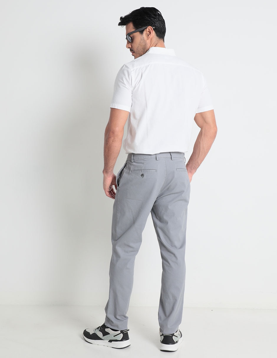 Pantalón Recto de Algodón para Hombre 2