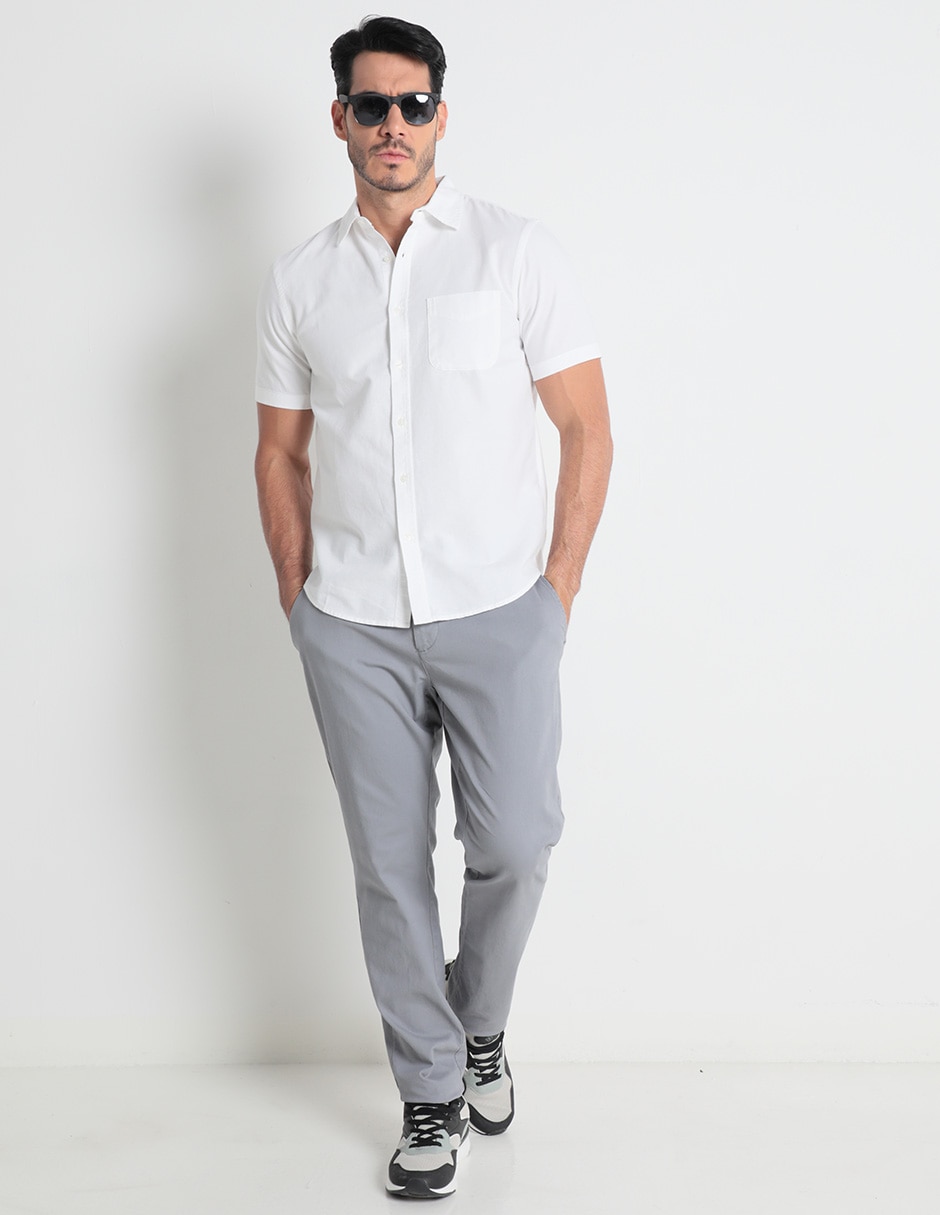 Pantalón Recto de Algodón para Hombre 3