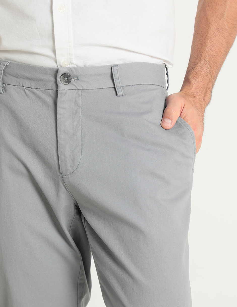Pantalón Recto de Algodón para Hombre 4
