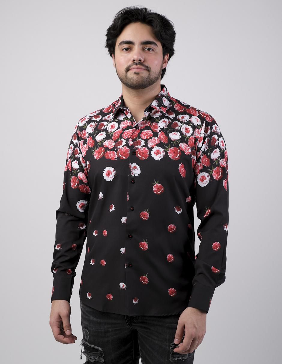 Camisa casual manga larga para hombre Camisa casual manga larga para hombre