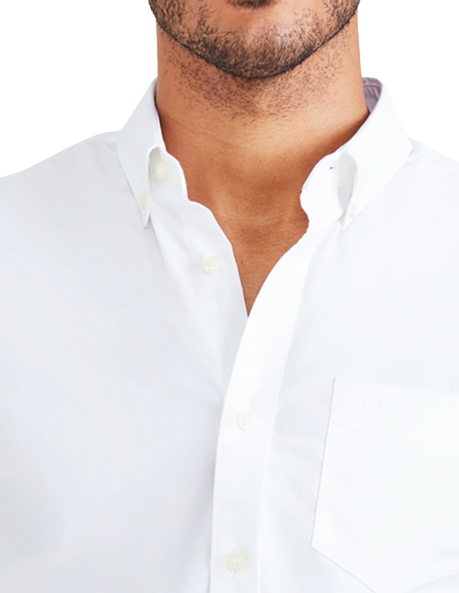 Camisa casual de algodón manga larga para hombre 2