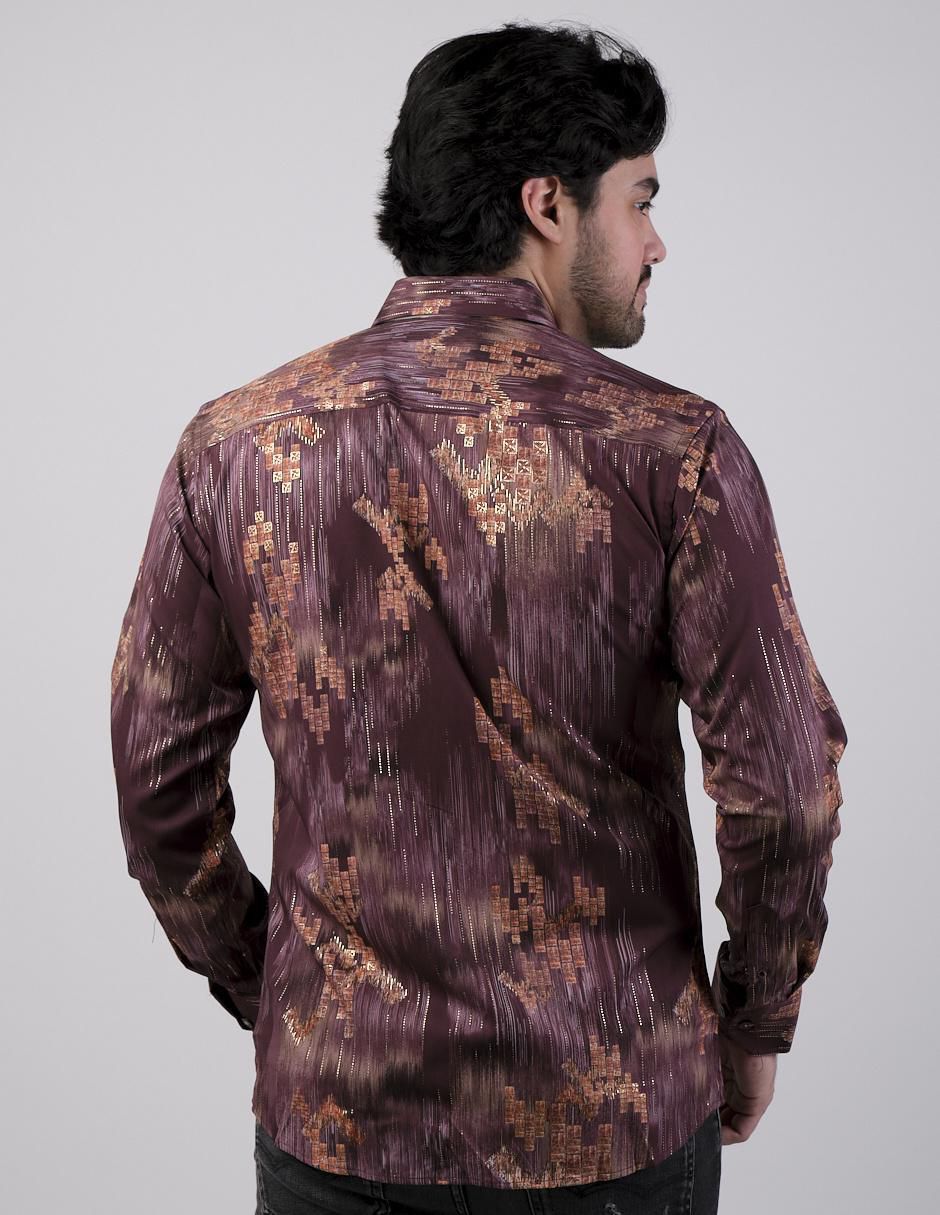Camisa casual manga larga para hombre 3