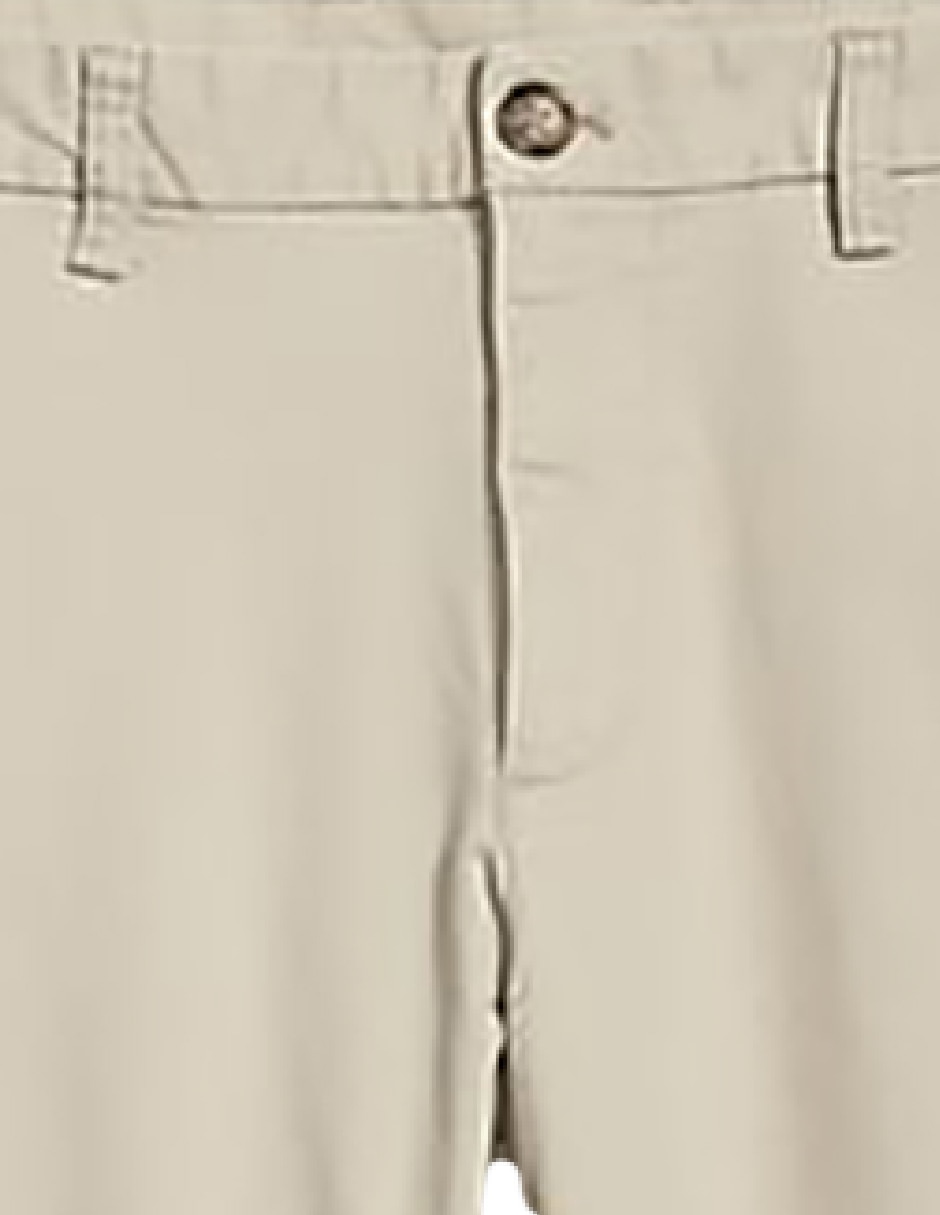 Pantalón casual chino recto de algodón para hombre 3
