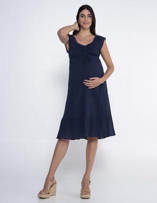 Vestido maternidad 3/4 casual Vestido maternidad 3/4 casual