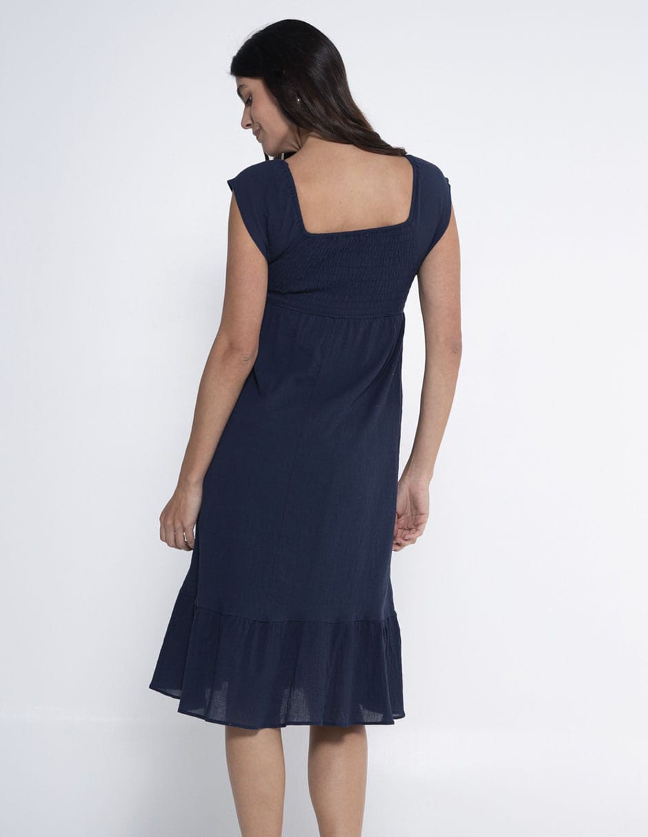 Vestido maternidad 3/4 casual 4