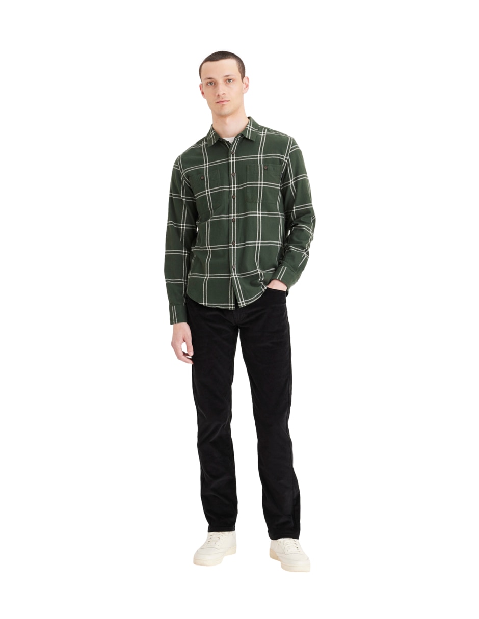 Pantalón slim de algodón para hombre 2