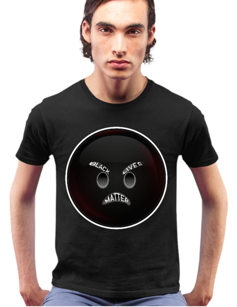 Playera Black Lives Matter Luther King cuello redondo para hombre