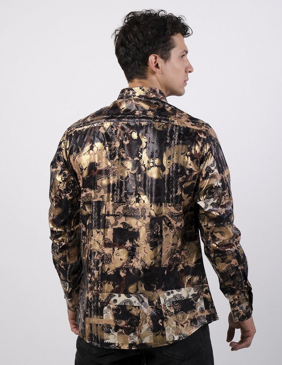 Camisa casual de algodón manga larga para hombre 3