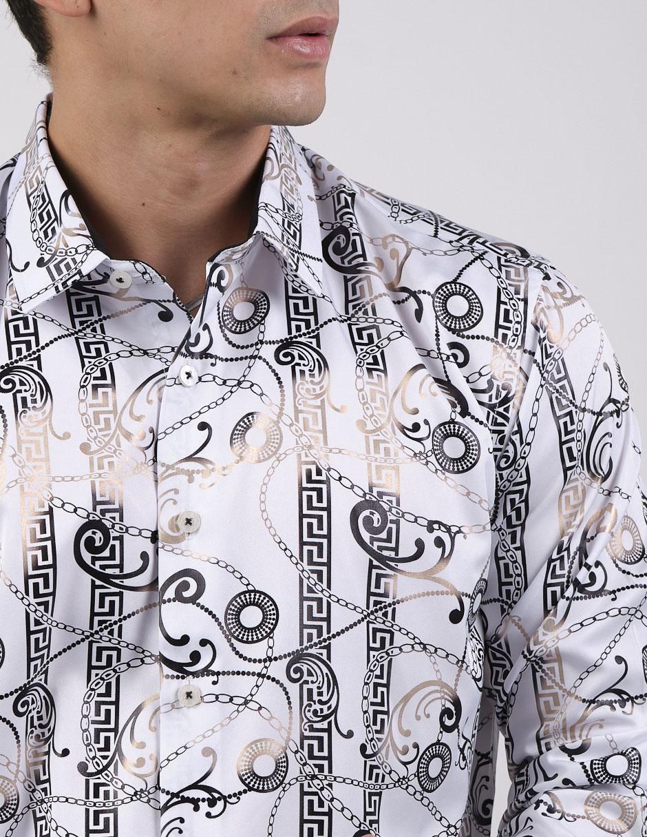 Camisa casual de algodón manga larga para hombre 4